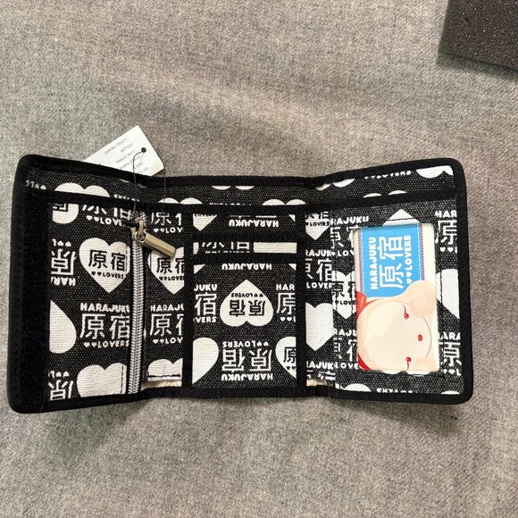 New Harajuku Lovers Y2K Cha-Ching Logo Heart Wallet - Picture 1 of 5